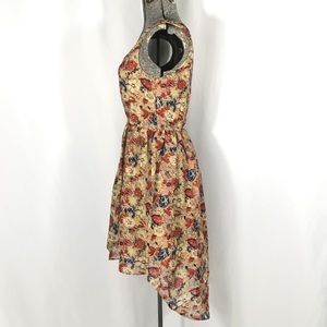 Just Funky Hi Low Floral Sundress